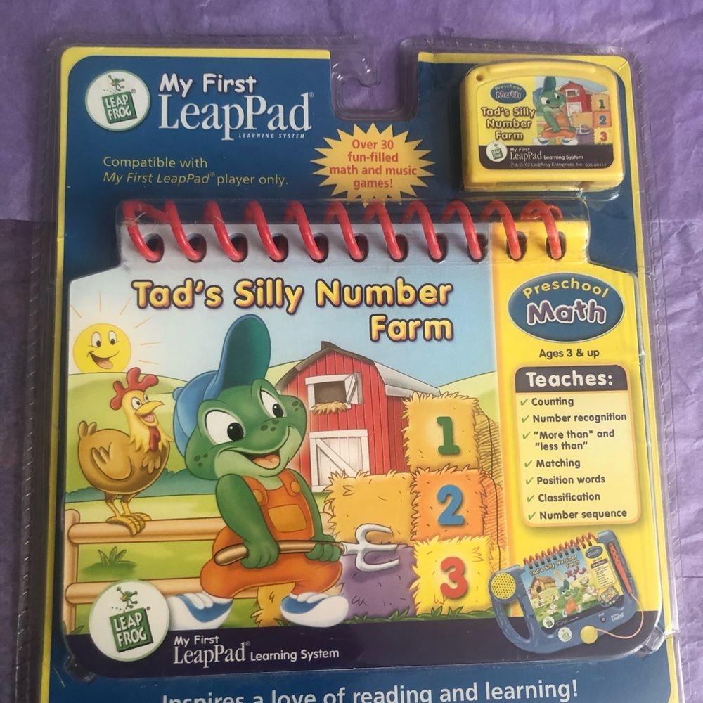 Leap frog leap pad child’s math activity. New and sealed